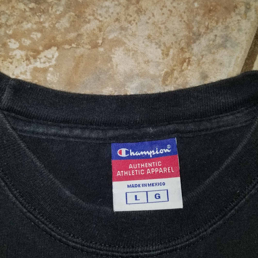Vintage Stitched Champion Spellout Tee - Picture 3 of 4
